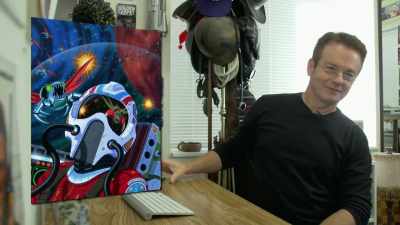 So you kind of threw
in those little - Video Game Box Art: The Stories Behind the Covers