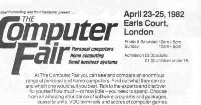 So we knew we had to launch something at the 1982 - The Rubber-Keyed Wonder