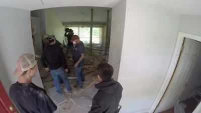 So we knocked down the wall - Fixer Upper: Behind the Design