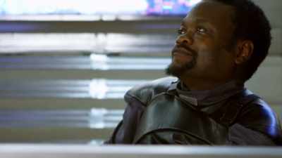 So he leans to the nearest and says, - Space Command Redemption