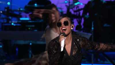 ♪ So let me hear you say yeah - Let's Go Crazy: The Grammy Salute to Prince