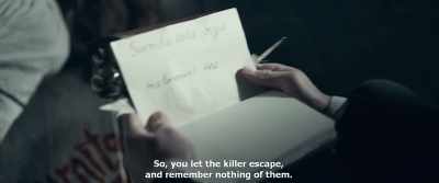 So, you let the killer escape,
and remember nothing of them. - Gogol. Viy
