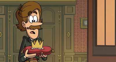 So let's get on with it.
Trumpets, robe, adoration. - The Loud House Movie
