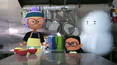 -So let's make some gyoza together.
-[melodic music plays] - City of Ghosts
