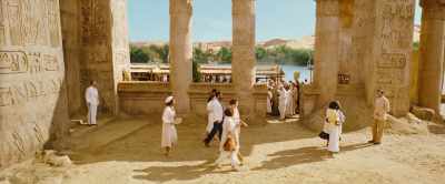 So, like Moses, not far from here, - Death on the Nile