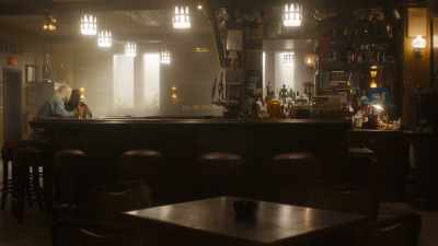 So, like, we team up looking
for a peaceful setting - Lodge 49