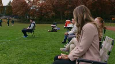 - So you live in Chestnut?
(whistle blowing) - Fourth Down and Love