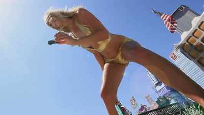 - So long, brother. [sighs] - Giantess Attack vs. Mecha Fembot