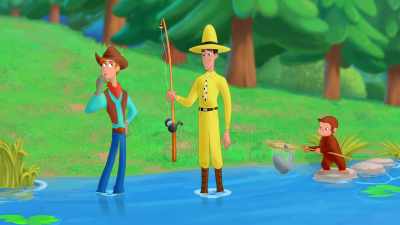 - So, looks like we're
spending the night? - Curious George: Go West, Go Wild