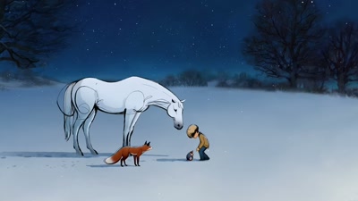 So we made complex things both
visually simple, - The Boy, the Mole, the Fox and the Horse