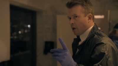 So, maybe he gets surprised
from behind - NCIS: Sydney