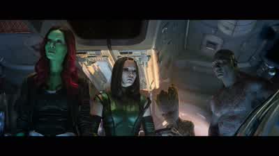 So me and Groot will gowith the pirate angel here. - Avengers: Infinity War