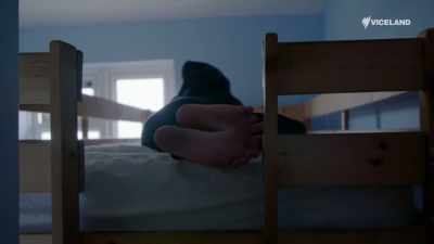 So it might get to the stage
where, I don't know, he is 13, 14, - Stacey Dooley Sleeps Over