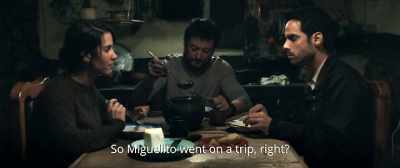 So Miguelito went on a trip,
right? - Infection