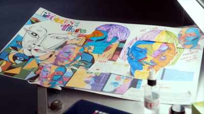 So, mine is based on the Cubist movement. - Glow Up: Britain's Next Make-Up Star