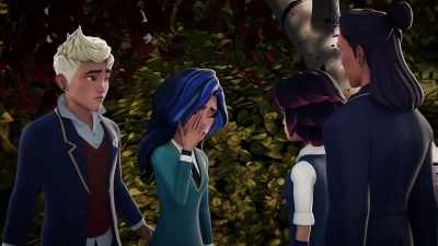 So much
for our nice relaxing run. - Supernatural Academy