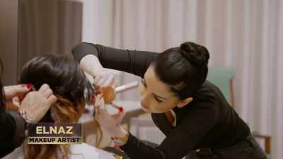 So, my-my friend is also coming,
and she might need touch ups - The Real Housewives of Dubai