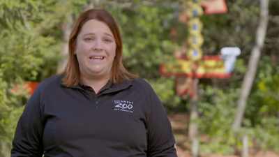 So, we need to provide katy
with some of that good flora - Secrets of the Zoo