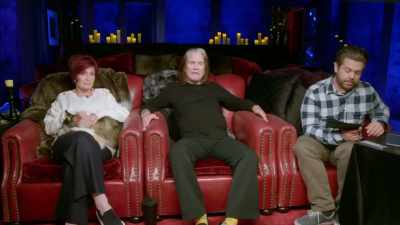 So, this next clip reveals
spooky footage - The Osbournes Want to Believe