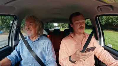 So next up is roundabout 2,
and we take - James May and the Dull Men
