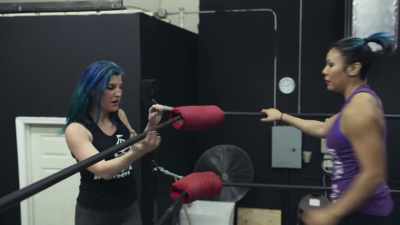 So not only is she
my wrestling friend, - The Wrestlers