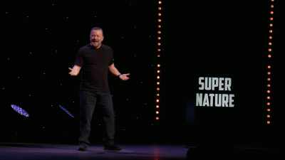 So now my mum is winding me up - Ricky Gervais: SuperNature