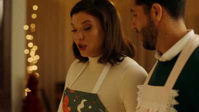 So now, we need to knead it.
- Let's roll. - Mom's Christmas Boyfriend