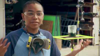 SO NOW THAT OUR COMPOUND BOW
IS RIGGED UP, - Mythbusters Jr.
