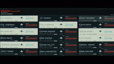 So, obruchev is working for someone who managed to kill all of spectre? - No Time to Die