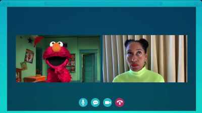 So ol' buddy Bert and I decided
to go out - Sesame Street: Elmo's Playdate