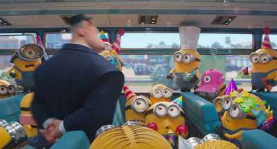 So, while on Carl's bus,
you follow Carl's rules. - Despicable Me 4