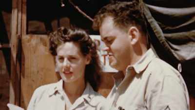 So on Kwajalein, nurses
are under a tight watch -- - The Pacific War in Color