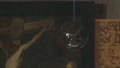 So, this orb is reflecting
the whole universe, if you want. - Vermeer: The Greatest Exhibition