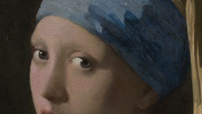 So, where other painters
know there are eyebrows, - Vermeer: The Greatest Exhibition
