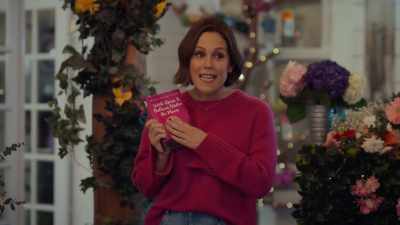 So our protagonist seems
to be obsessed with flowers. - Blind Date Book Club