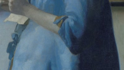 So, this overlapping of colours
leaving underlayers open, - Vermeer: The Greatest Exhibition