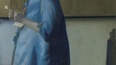 So he painted the blue jacket, - Vermeer: The Greatest Exhibition