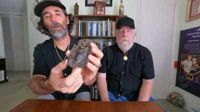 So this piece is in fact
silver, - Beyond Oak Island