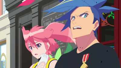 So, this pizza
was made by a Burnish? - Promare