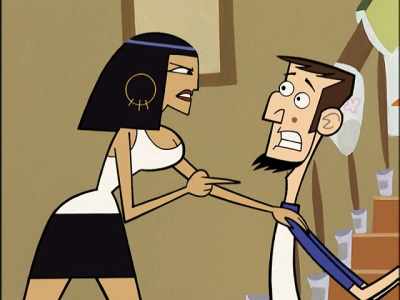 So quit your stammering
and start your plannering, - Clone High