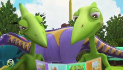 - So remember, stick together.
- Okay. - Dinosaur Train: Adventure Island