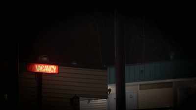 So they rent a motel, - First Blood