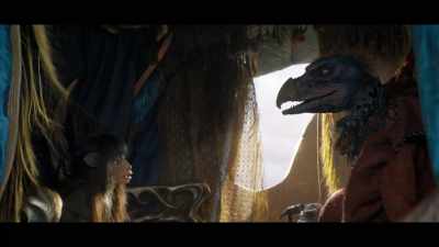 So Rian can stand before Gelfling
and say lied about Skeksis. - The Dark Crystal: Age of Resistance