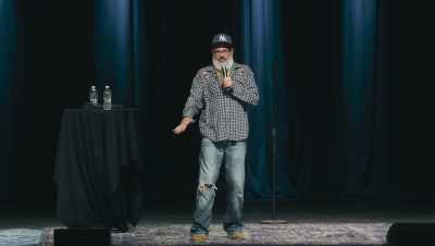 So she rolls me back--
on my back now. - David Cross: Oh Come On