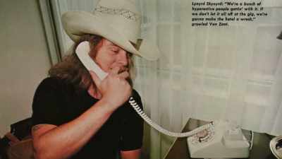 So Ronnie calls me up,
and he goes, - If I Leave Here Tomorrow: A Film About Lynyrd Skynyrd