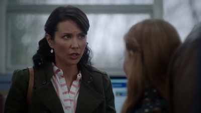 So, Sam calls Pamela
and tells her - Aurora Teagarden Mysteries: Til Death Do Us Part