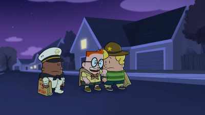 So, shall we...
sneak... or snack? - The Spooky Tale of Captain Underpants Hack-a-ween