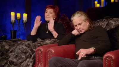 - So she...
- She's saying, "Please don't hurt me." - The Osbournes Want to Believe