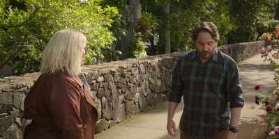 - So she's okay.
- She's... Yeah. Holy shit! - God's Favorite Idiot