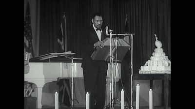 So for Sidney, he saw
how Paul Robeson was disrespected - Sidney